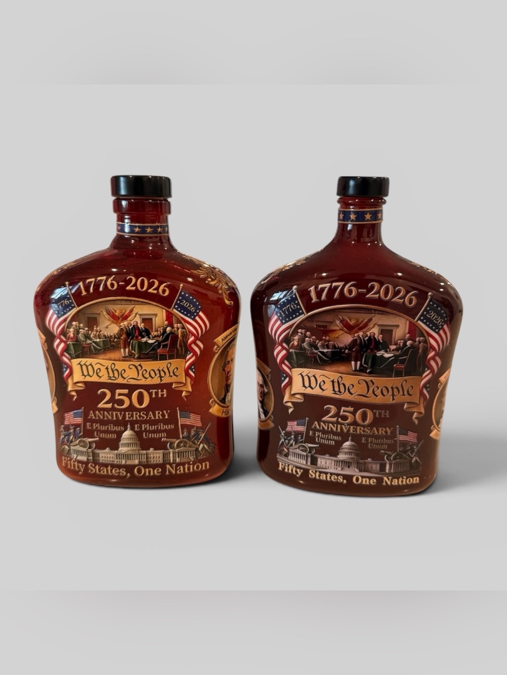 United States Commemorative Whiskey Decanter Bottles